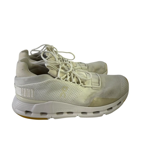 On Running Shoes - On Running Cloudnova CloudTec Sneakers Undyed-White White Women’s 7.5